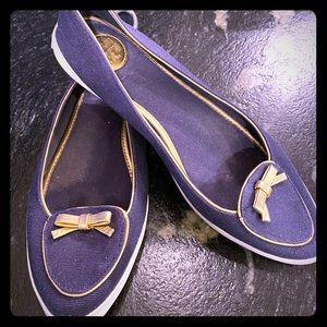 Tory Burch canvas flats